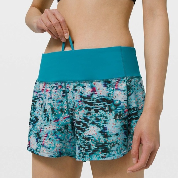 Lululemon Speed Up Short Long *4" | Size 10 | Hawaiian Blue | EUC - Picture 3 of 6